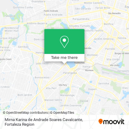 Mirna Karina de Andrade Soares Cavalcante map