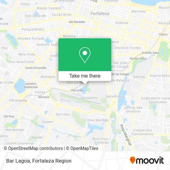 Bar Lagoa map