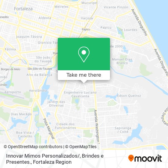 Mapa Innovar Mimos Personalizados / , Brindes e Presentes.