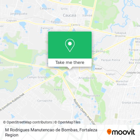 M Rodrigues Manutencao de Bombas map