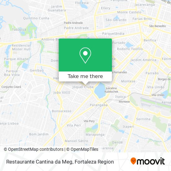 Restaurante Cantina da Meg map