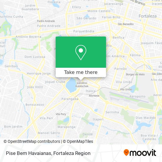 Pise Bem Havaianas map