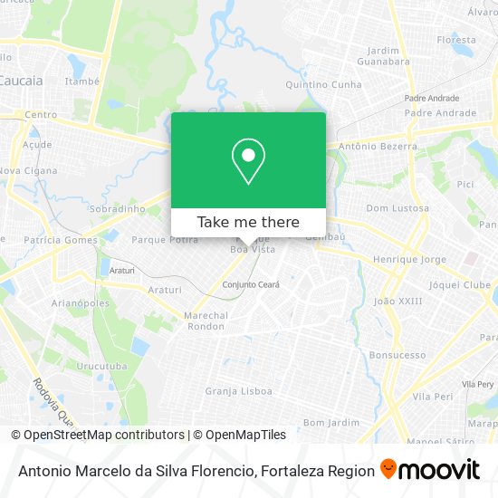 Mapa Antonio Marcelo da Silva Florencio