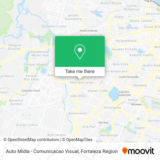 Auto Midia - Comunicacao Visual map