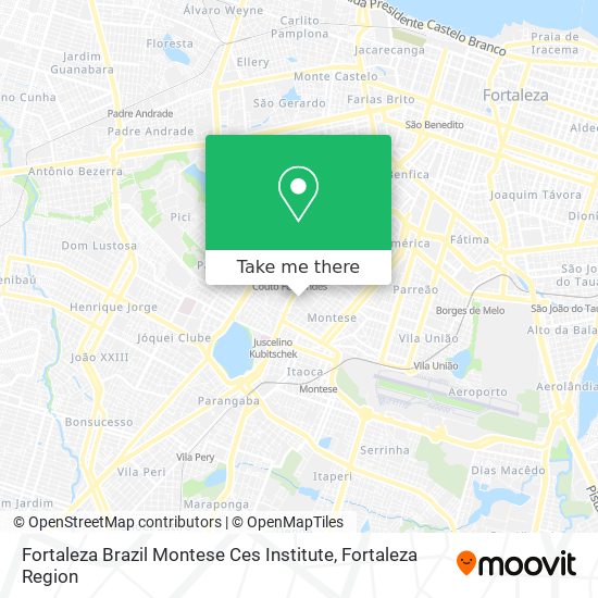 Fortaleza Brazil Montese Ces Institute map
