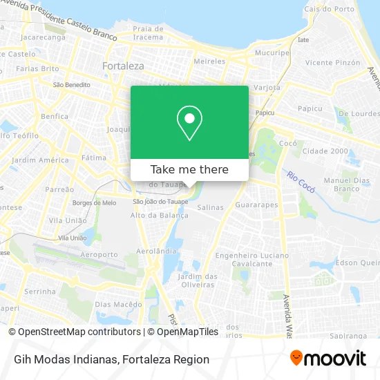 Gih Modas Indianas map