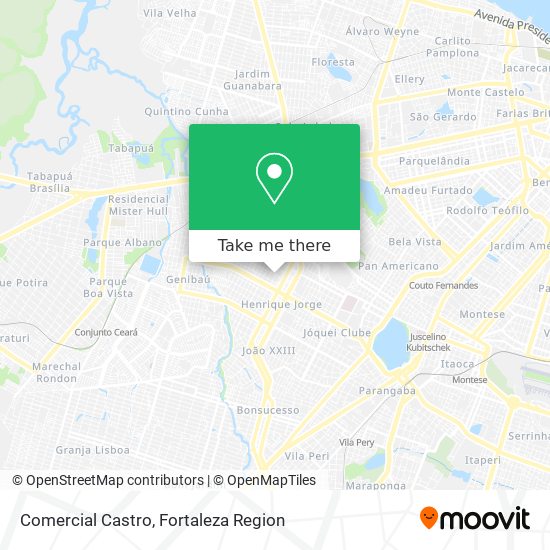 Comercial Castro map