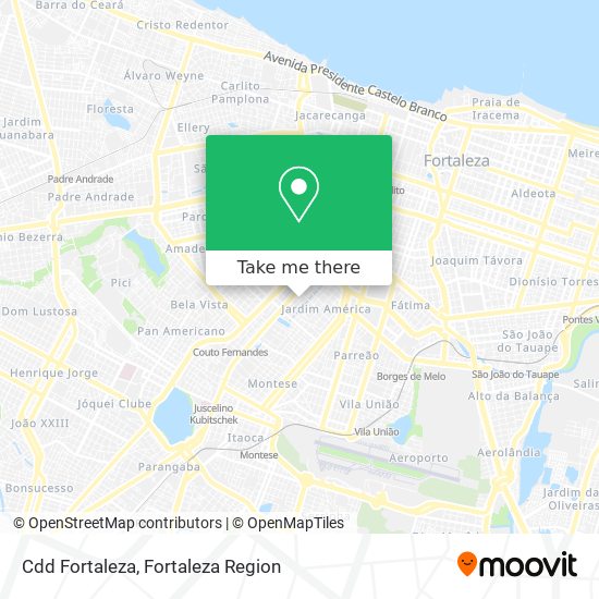 Cdd Fortaleza map