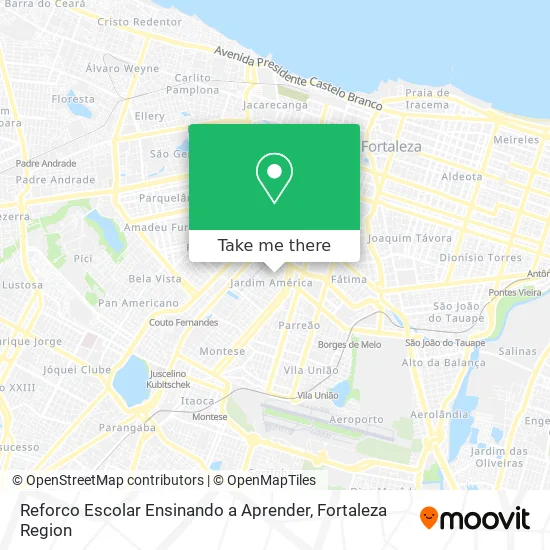 Reforco Escolar Ensinando a Aprender map