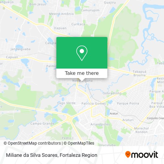 Miliane da Silva Soares map