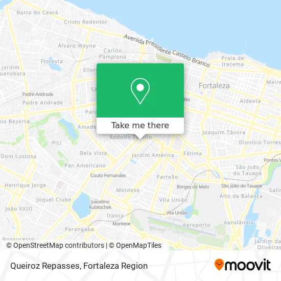 Queiroz Repasses map