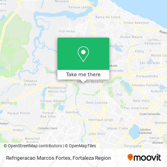 Refrigeracao Marcos Fortes map