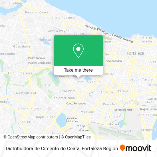 Distribuidora de Cimento do Ceara map