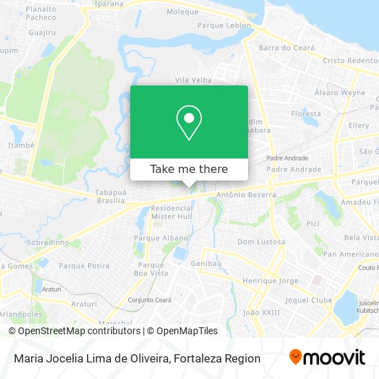 Maria Jocelia Lima de Oliveira map