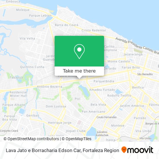 Lava Jato e Borracharia Edson Car map
