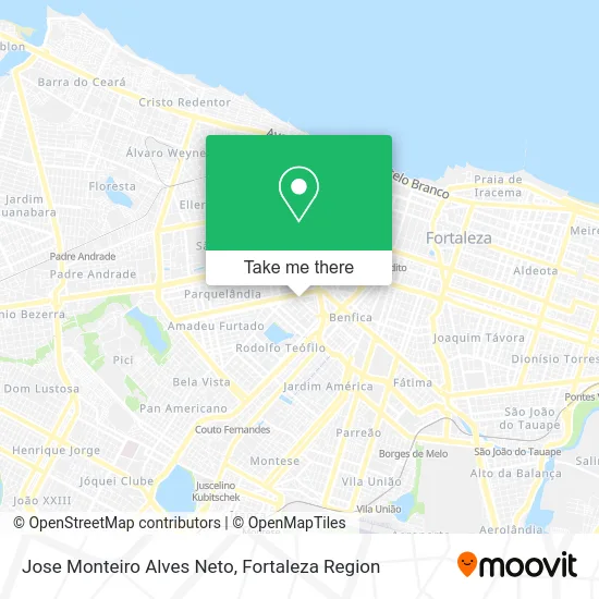Jose Monteiro Alves Neto map