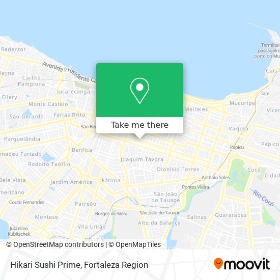 Hikari Sushi Prime map