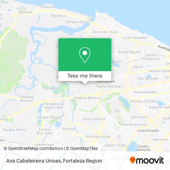 Ana Cabeleireira Unisex map
