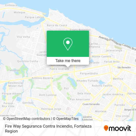 Fire Way Seguranca Contra Incendio map