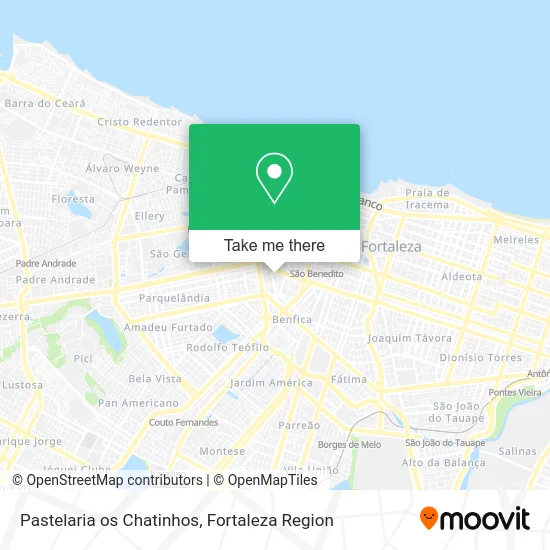 Pastelaria os Chatinhos map