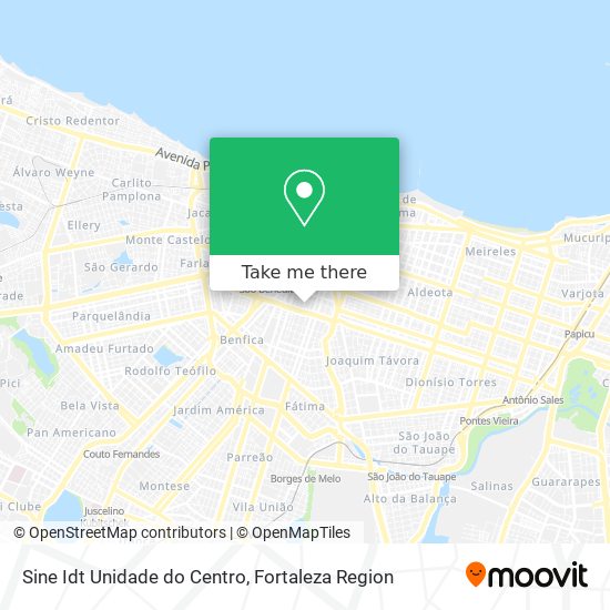 Sine Idt Unidade do Centro map
