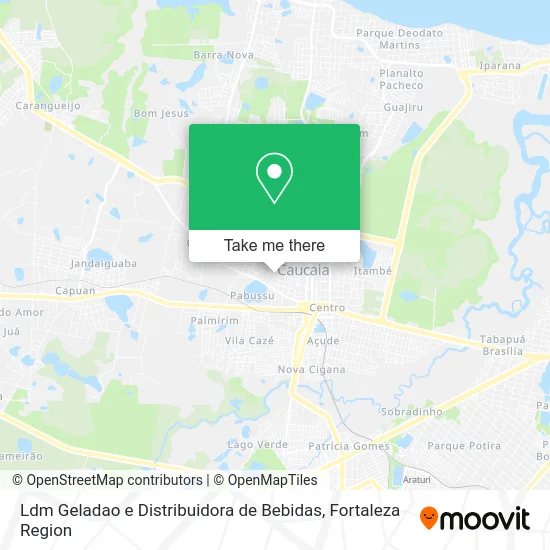 Ldm Geladao e Distribuidora de Bebidas map