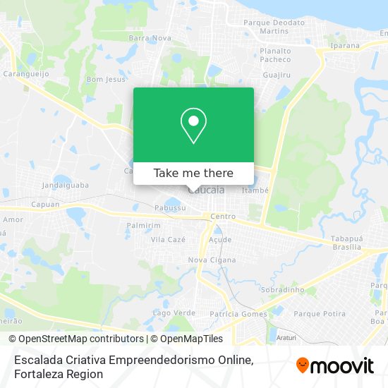 Escalada Criativa Empreendedorismo Online map