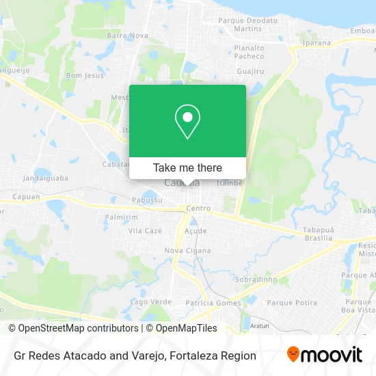 Gr Redes Atacado and Varejo map