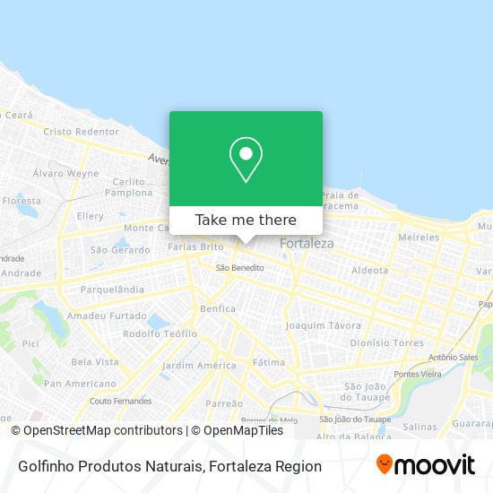 Golfinho Produtos Naturais map