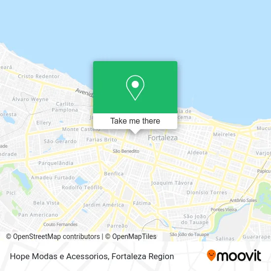 Hope Modas e Acessorios map