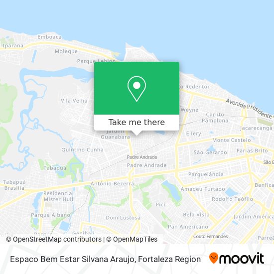 Espaco Bem Estar Silvana Araujo map