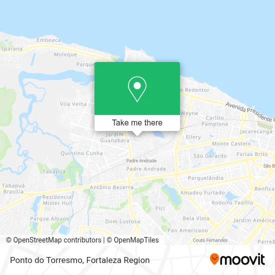 Ponto do Torresmo map