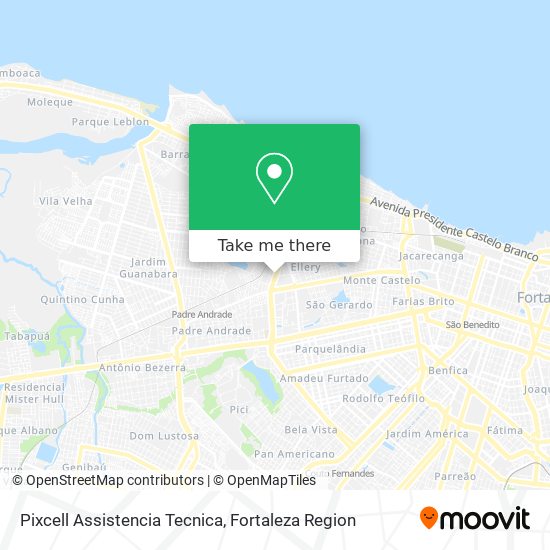 Pixcell Assistencia Tecnica map