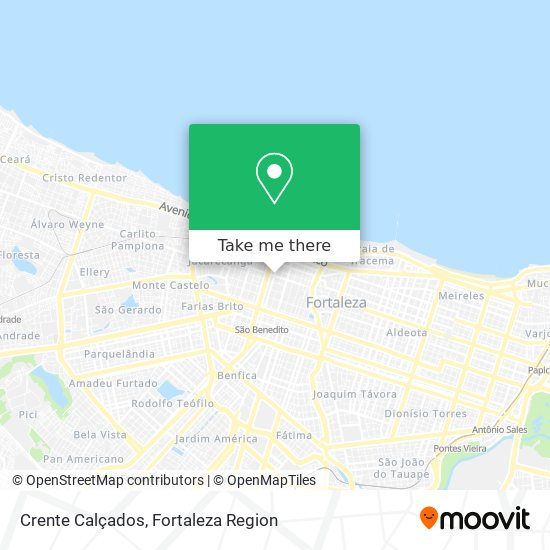 Crente Calçados map