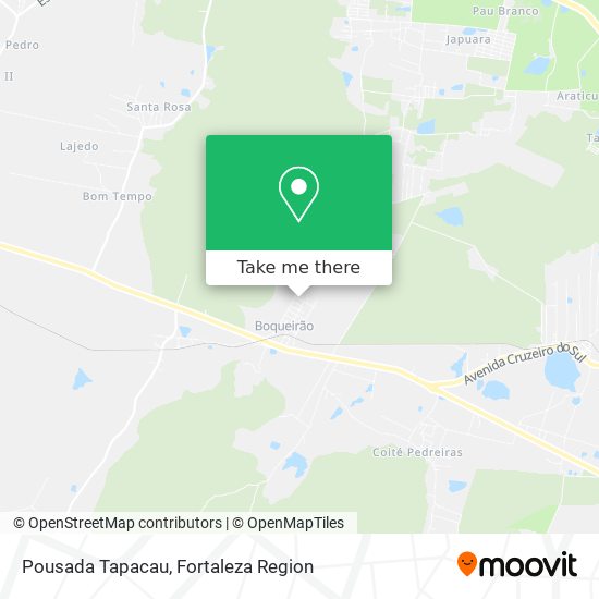 Pousada Tapacau map