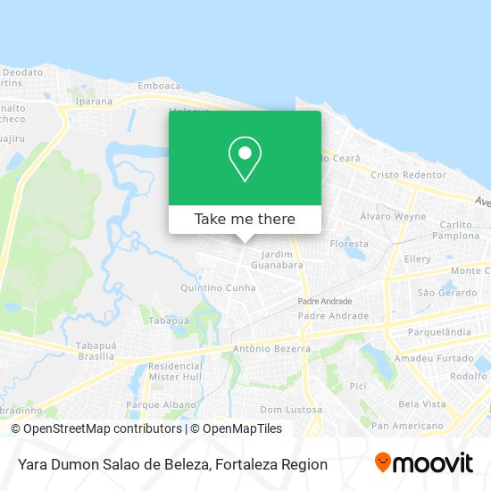 Mapa Yara Dumon Salao de Beleza