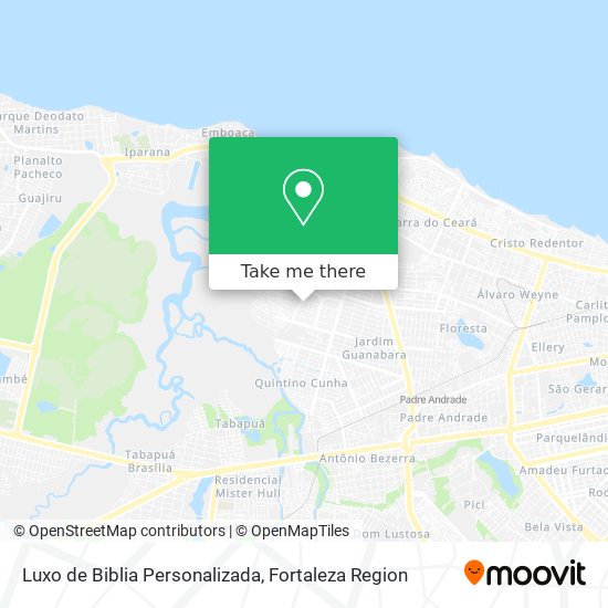 Luxo de Biblia Personalizada map