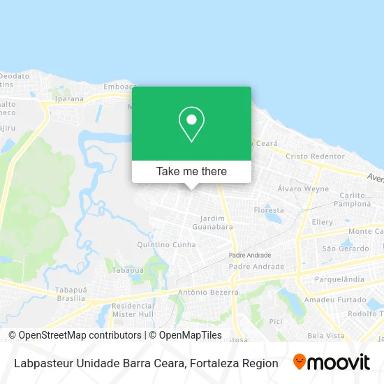 Labpasteur Unidade Barra Ceara map