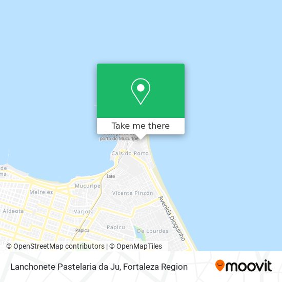 Lanchonete Pastelaria da Ju map