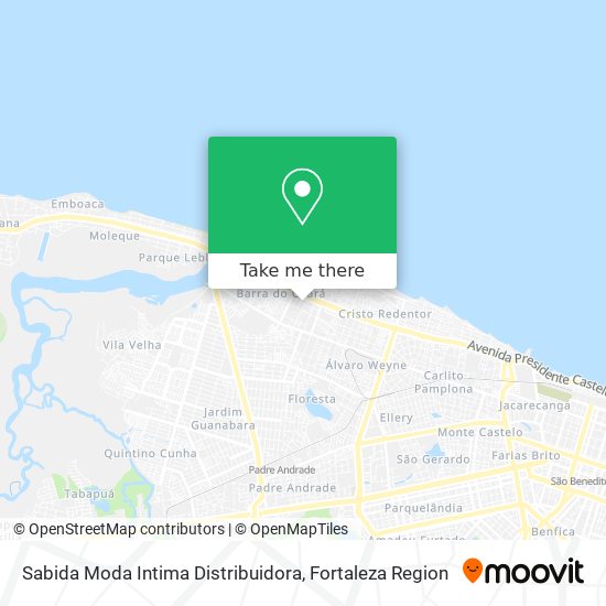 Sabida Moda Intima Distribuidora map