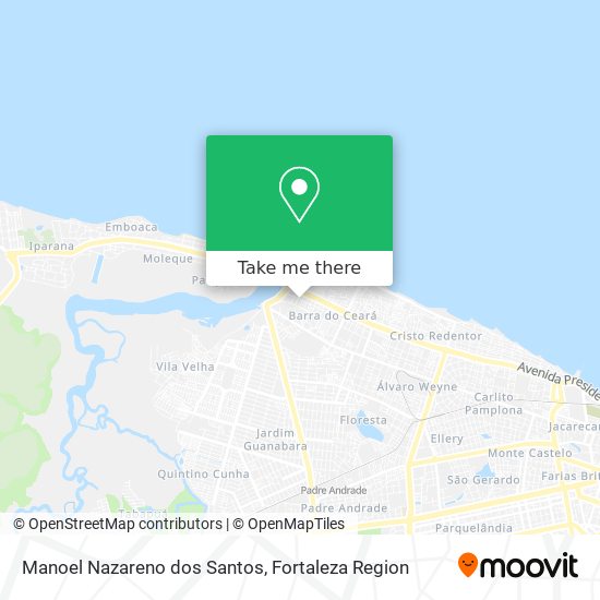 Mapa Manoel Nazareno dos Santos