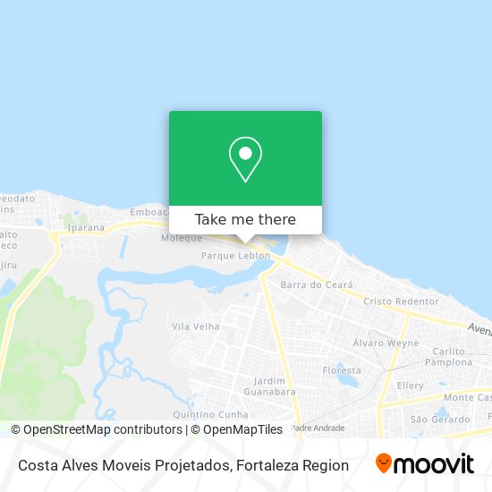 Mapa Costa Alves Moveis Projetados