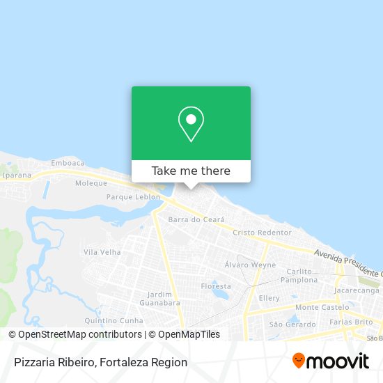 Pizzaria Ribeiro map