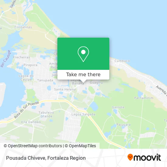 Pousada Chiveve map