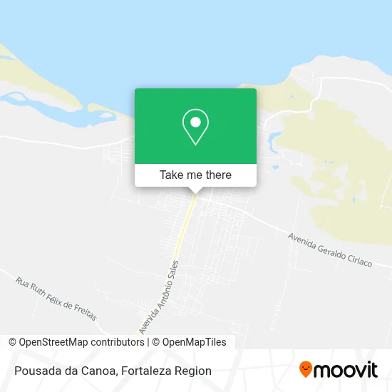 Pousada da Canoa map