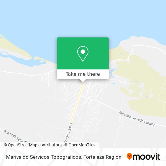 Marivaldo Servicos Topograficos map