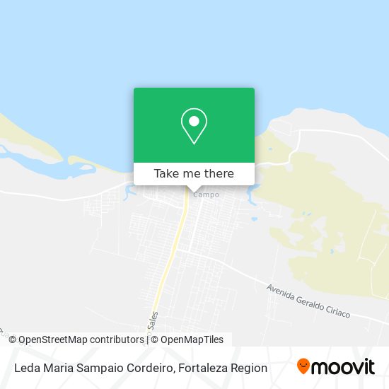 Leda Maria Sampaio Cordeiro map