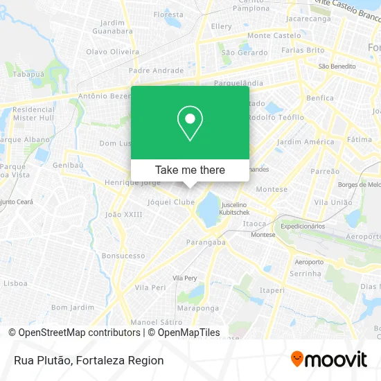 Rua Plutão map