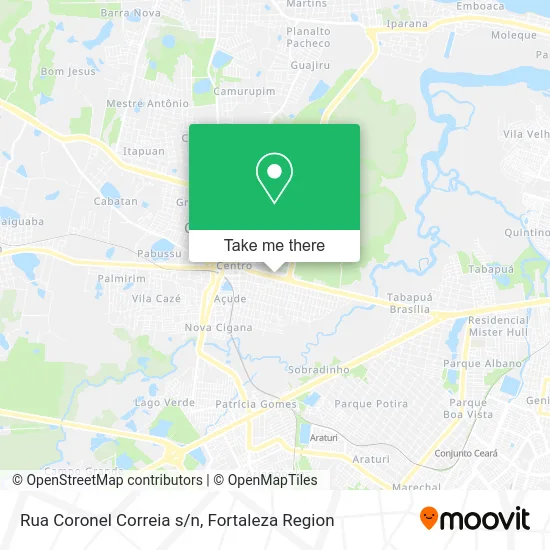 Rua Coronel Correia s/n map