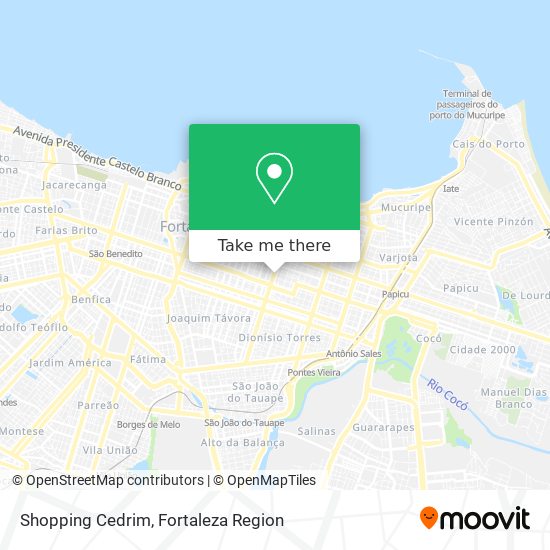 Mapa Shopping Cedrim